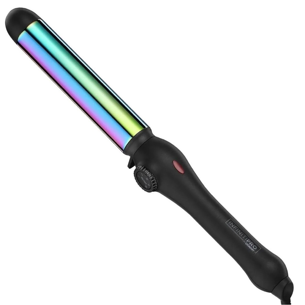 InfinitiPro by Conair Rainbow Titanium Curling Wand 1.25-Inch Barrel Like New